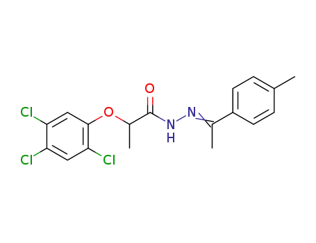 2-(2,4,5-trichlorophenoxy)-N'-(1-p-tolylethylidene)propanehydrazide