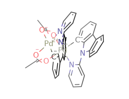 C<sub>38</sub>H<sub>28</sub>N<sub>4</sub>O<sub>4</sub>Pd<sub>2</sub>