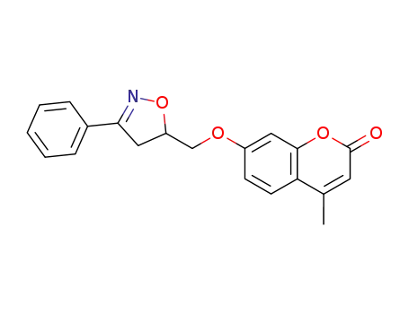 4-methyl-7-((3-phenyl-4,5-dihydroisoxazol-5-yl)methoxy)-2Hchromen-2-one