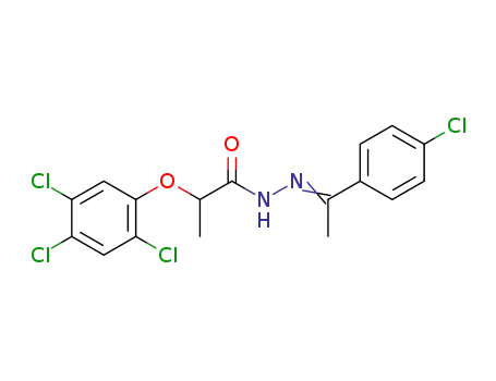 2-(2,4,5-trichlorophenoxy)-N'-(1-(4-chlorophenyl)ethylidene)propanehydrazide