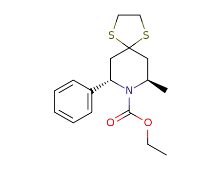 ethyl (7R,9S)-7-methyl-9-phenyl-1,4-dithia-8-azaspiro[4.5]decane-8-carboxylate