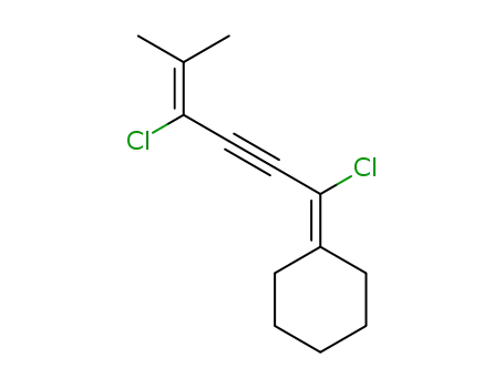 (1,4-dichloro-5-methylhex-4-en-2-yn-1-ylidene)cyclohexane