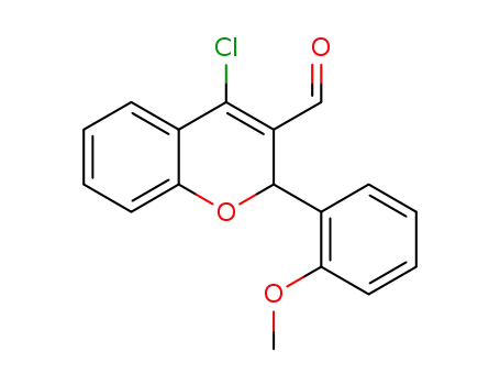 4-chloro-2-(o-methoxyphenyl)-2H-chromene-3-carbaldehyde