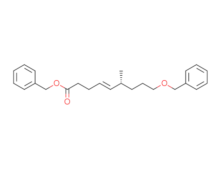 (6R)-9-benzyloxy-6-methylnon-4-enoic acid benzyl ester