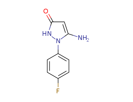 5-amino-1-(4-fluorophenyl)-1H-pyrazol-3-ol