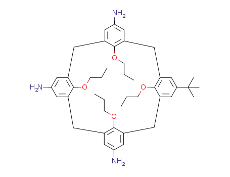 5,11,17-triamino-23-tert-butyl-25,26,27,28-tetrapropoxycalix[4]arene