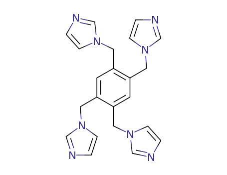 Molecular Structure of 475094-90-7 (1,2,4,5-tetrakis(imidazol-1-ylmethyl)benzene)