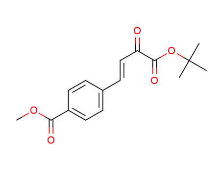 Molecular Structure of 1446094-70-7 ((E)-methyl 4-(4-(tert-butoxy)-3,4-dioxobut-1-en-1-yl)benzoate)