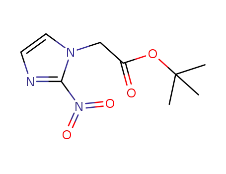 Molecular Structure of 127894-74-0 (tert-butyl 2-(2-nitro-1H-imidazol-1-yl)acetate)