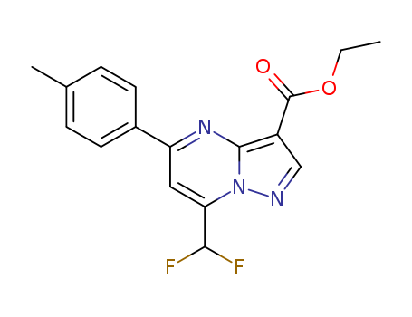 ethyl 7-(difluoromethyl)-5-(4-methylphenyl)pyrazolo[1,5-a]pyrimidine-3-carboxylate