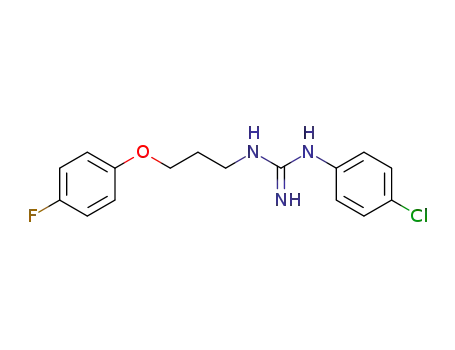 1-(3-(4-fluorophenoxy)propyl)-3-(4-chlorophenyl)guanidine