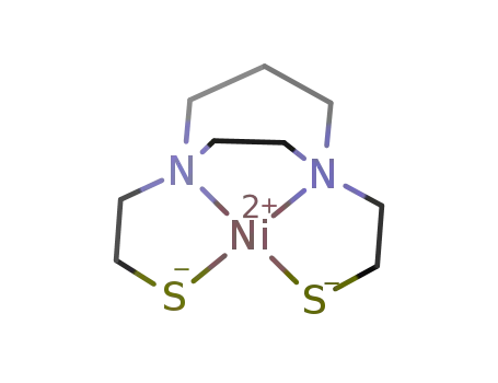 Molecular Structure of 352232-62-3 ([N,N′-bis(2-mercaptidoethyl)-1,4-diazacycloheptane]nickel(II))