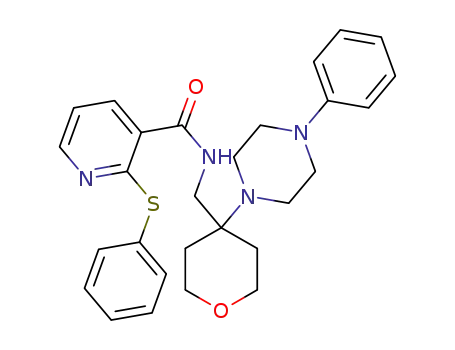 N-[[4-(4-phenyl-piperazin-1-yl)tetrahydro-2H-pyran-4-yl]methyl]-2-(phenylthio)nicotinamide