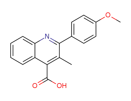 2-(4-METHOXYPHENYL)-3-METHYLQUINOLINE-4-CARBOXYLIC ACID