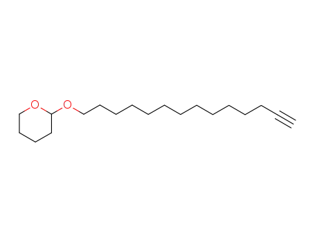 Molecular Structure of 113309-05-0 (2H-Pyran, tetrahydro-2-(13-tetradecynyloxy)-)
