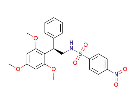 4-nitro-N-(2-phenyl-2-(2,4,6-trimethoxyphenyl)ethyl)benzenesulfonamide