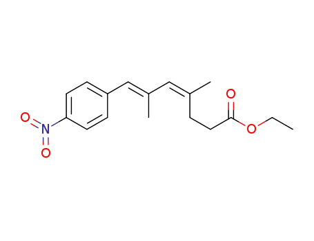 (4E,6Z)-ethyl 4,6-dimethyl-7-(4-nitrophenyl)hepta-4,6-dienoate