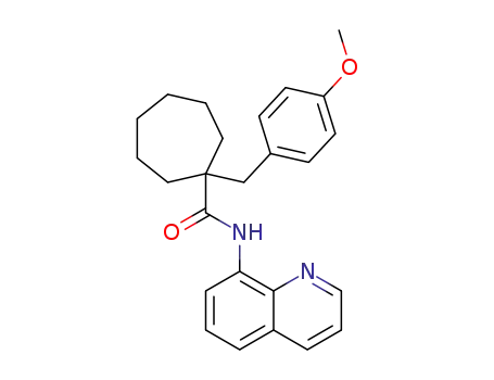 1-(4-methoxybenzyl)-N-(quinolin-8-yl)cycloheptanecarboxamide