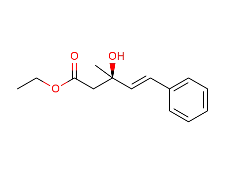 (R,E)-ethyl 3-hydroxy-3-methyl-5-phenylpent-4-enoate