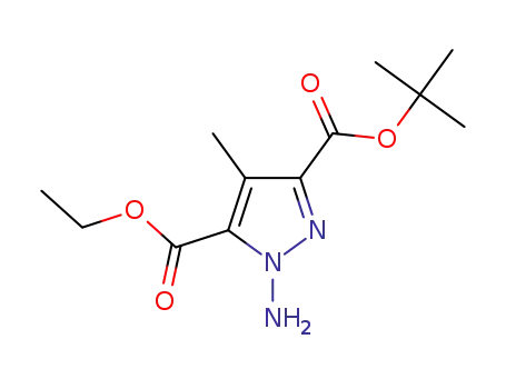 3-(tert-butyl) 5-ethyl 1-amino-4-methyl-1H-pyrazole-3,5-dicarboxylate