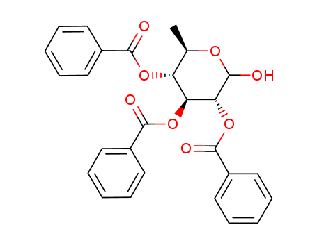 Mannopyranose, 6-deoxy-, 2,3,4-tribenzoate cas  7494-44-2