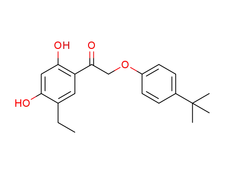 2-(4-(tert-butyl)phenoxy)-1-(5-ethyl-2,4-dihydroxyphenyl)ethanone