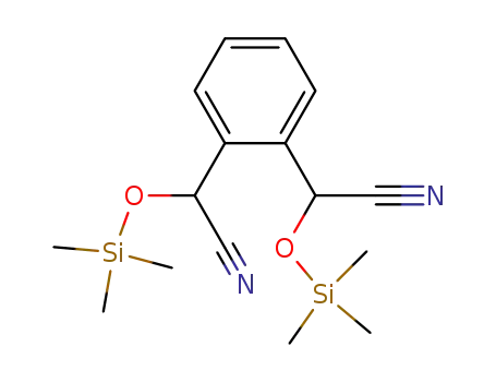 Molecular Structure of 24731-35-9 ([2-(Cyano-trimethylsilanyloxy-methyl)-phenyl]-trimethylsilanyloxy-acetonitrile)