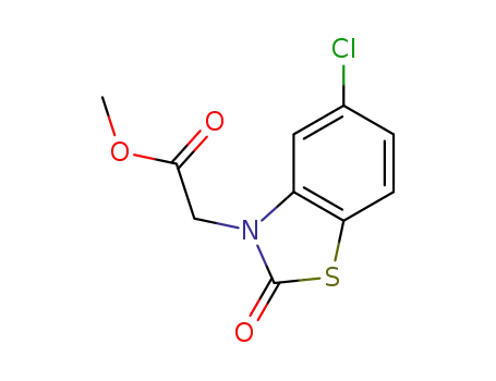 3-(methoxycarbonylmethyl)-5-chloro-2(3H)-benzothiazolone