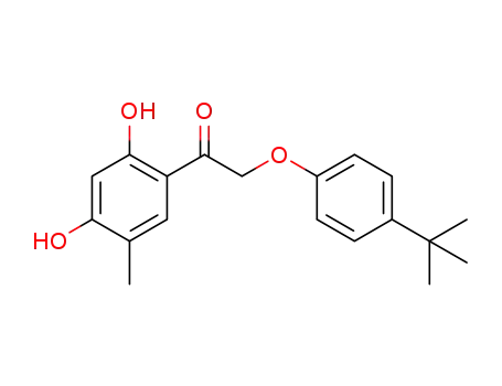 2-(4-(tert-butyl)phenoxy)-1-(2,4-dihydroxy-5-methylphenyl)ethanone