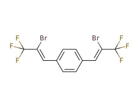 (Z,Z)-1,4-bis(2-bromo-3,3,3-trifluoroprop-1-enyl)benzene