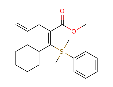 methyl (2Z)-2-(cyclohexyl(dimethyl(phenyl)silyl)methylene)pent-4-enoate