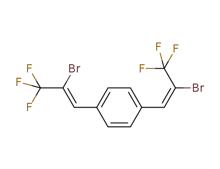 (Z,E)-1,4-bis(2-bromo-3,3,3-trifluoroprop-1-enyl)benzene