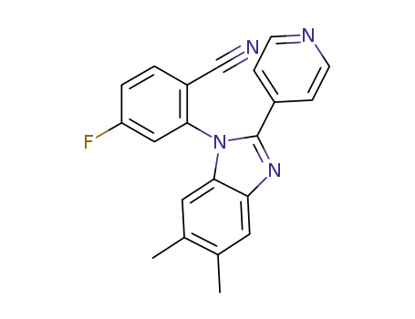 C<sub>21</sub>H<sub>15</sub>FN<sub>4</sub>