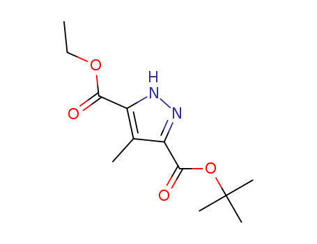 3-tert-butyl 5-ethyl 4-methyl-1H-pyrazole-3,5-dicarboxylate