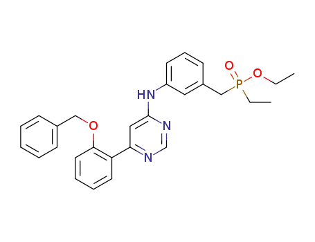ethyl [3-({6-[2-(benzyloxy)phenyl]pyrimidin-4-yl}amino)benzyl]ethylphosphinate