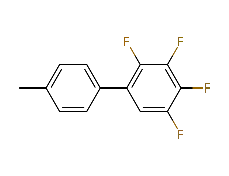 Molecular Structure of 3263-58-9 (2,3,4,5-tetrafluoro-4’-methyl-1,1’-biphenyl)