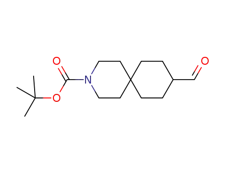 Molecular Structure of 1416176-14-1 (3-Boc-3-azaspiro[5.5]undecane-9-carbaldehyde)