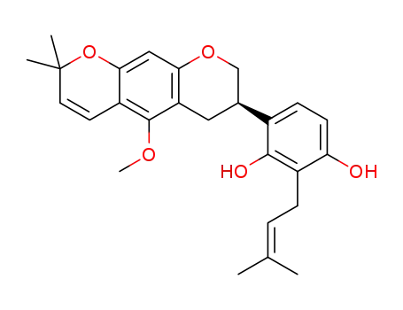 Molecular Structure of 1551035-71-2 (licorisoflavan D)