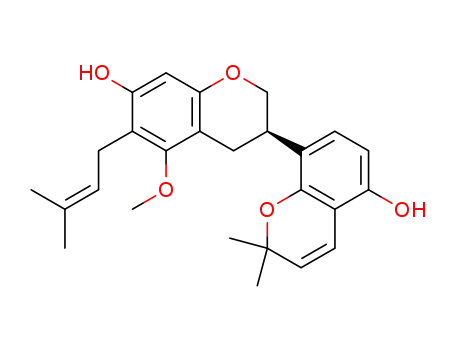 Molecular Structure of 1551035-46-1 (licorisoflavan C)
