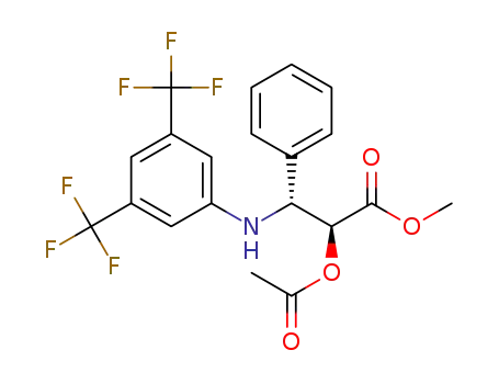 (2S)-methyl 2-acetoxy-3-(3,5-bis(trifluoromethyl)phenylamino)-3-phenylpropanoate