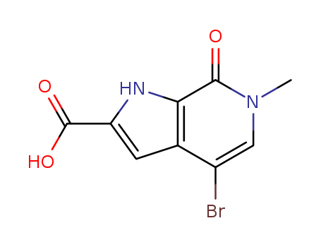 4-bromo-6-methyl-7-oxo-6,7-dihydro-1H-pyrrolo[2,3-c]pyridine-2-carboxylic acid