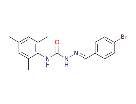 N<SUP>1</SUP>-(4-bromobenzylidene)-N<SUP>4</SUP>-(2,4,6-dimethylphenyl)semicarbazone