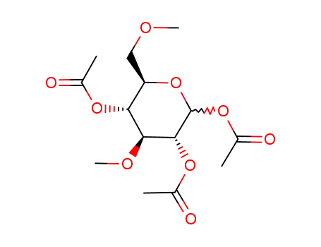1,2,4-tri-O-acetyl-3,6-di-O-methyl-D-glucopyranose