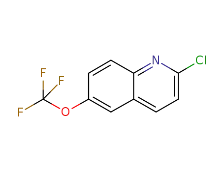 Molecular Structure of 577967-67-0 (2-chloro-6-(trifluoroMethoxy) quinoline)