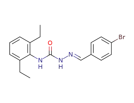 N<SUP>1</SUP>-(4-bromobenzylidene)-N<SUP>4</SUP>-(2,6-diethylphenyl)semicarbazone