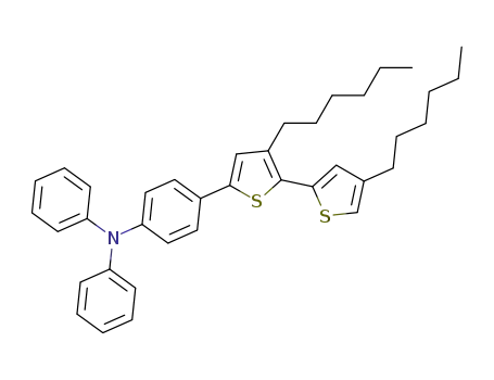 4-[3,4’-dihexyl(2,2’-bithiophene)-5-yl]-N,N-diphenylbenzenamine