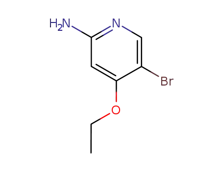 Molecular Structure of 52311-21-4 (2-Amino-5-bromo-4-ethoxypyridine)
