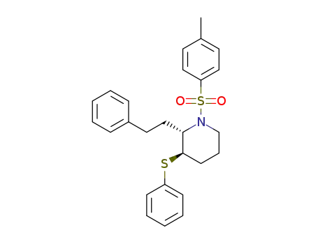 (2S,3R)-N-(4-toluenesulfonyl)-2-phenethyl-3-(phenylthio)piperidine