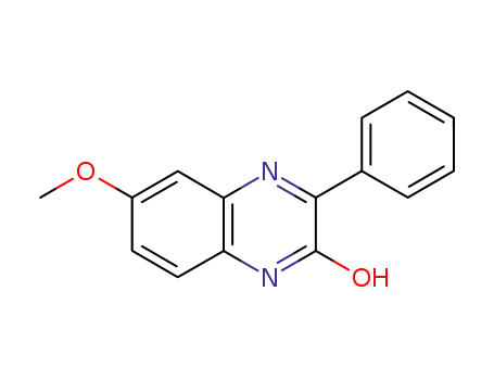 Molecular Structure of 1795-78-4 (2(1H)-Quinoxalinone, 6-methoxy-3-phenyl-)