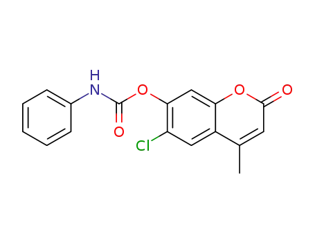 6-chloro-4-methyl-2-oxo-2H-1-benzopyran-7-yl phenylcarbamate